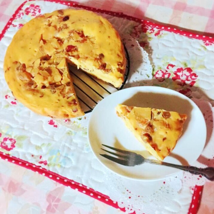 柿とさつまいものほくほくケーキ